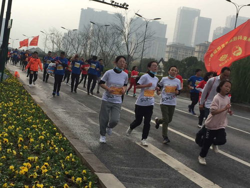 杭州五千選手開跑夢想小鎮半程馬拉松