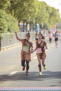 2018杭州國際女子馬拉松點亮下沙新城