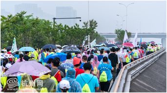 濱江集結5000名青年 青春毅行風雨無阻